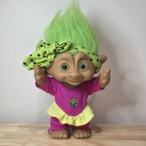 Large Ace Trolls Doll Green